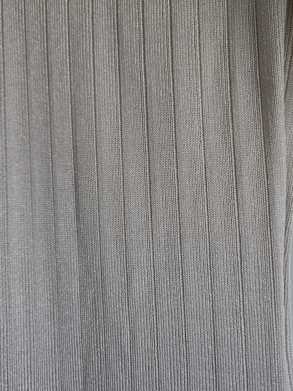 GAP Cream Ribbed Midi Mock Neck Dress - Picture 5 of 5